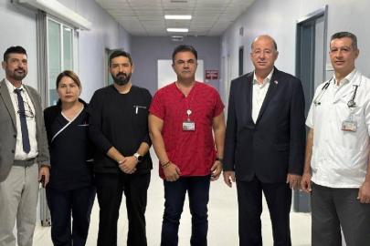 Bakan Dinçyürek’ten kazada yaralanan çocuklara ziyaret