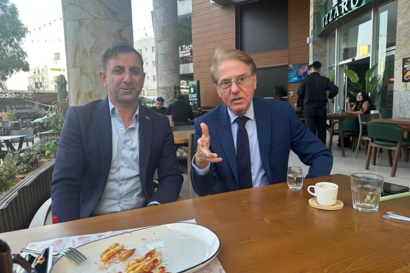 HÜSEYİN CELEP, KKTC MAĞUSALI İŞ İNSANI OĞUZ CAN İLE BİR ARAYA GELDİ