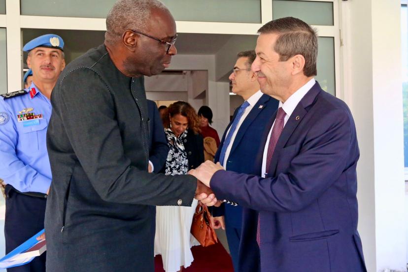 KKTC. Bakan Ertuğruloğlu, Diagne ile görüştü