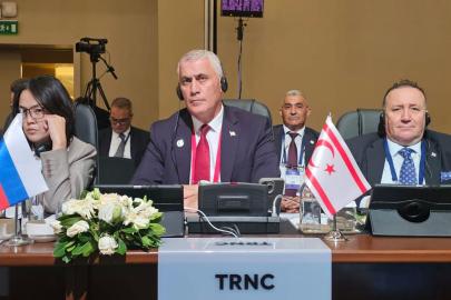 KKTC. EKONOMİ VE ENERJİ  BAKANI OLGUN AMCAOĞLU 'İİT' nin  İSEDAK Bakanlar Toplantısı’na katıldı