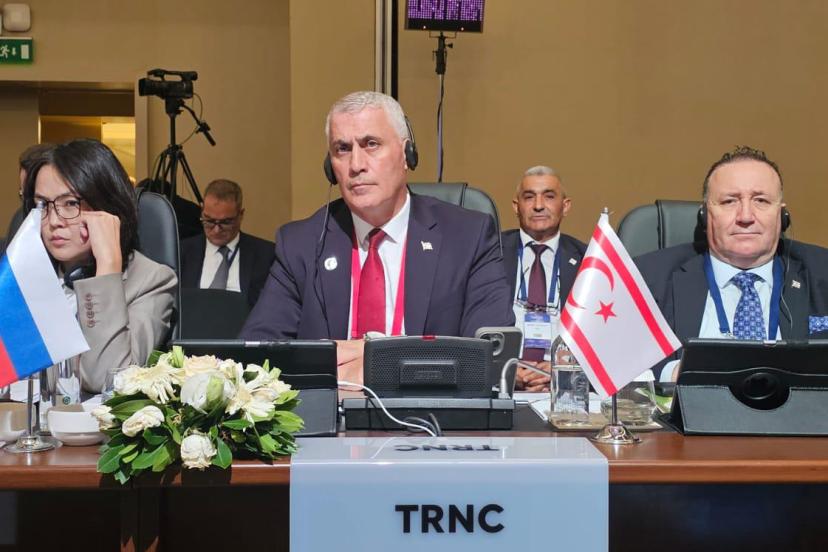 KKTC. EKONOMİ VE ENERJİ  BAKANI OLGUN AMCAOĞLU 'İİT' nin  İSEDAK Bakanlar Toplantısı’na katıldı