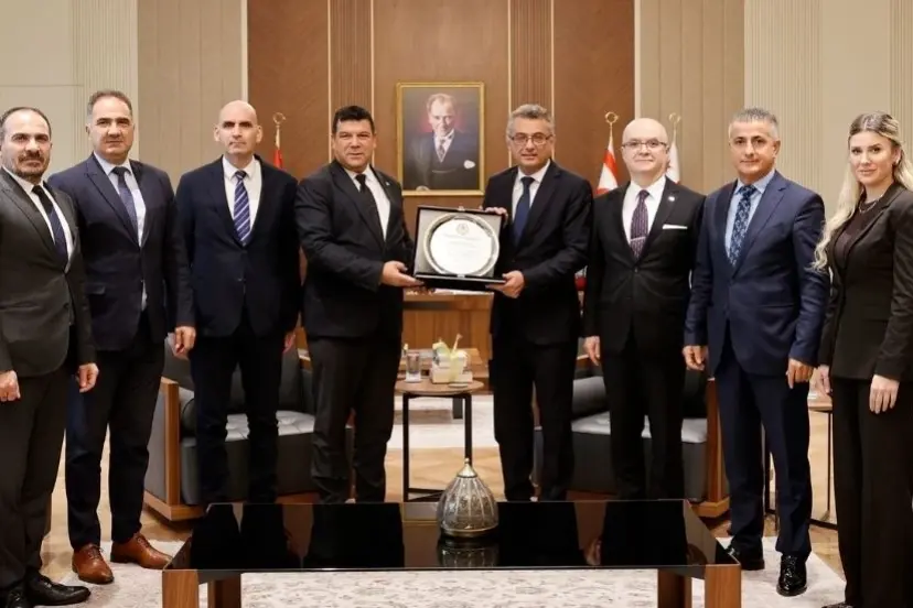 DAÜ Rektörü Prof. Dr. Hasan Kılıç ve Heyeti, KKTC Cumhurbaşkanı Tufan Erhürman’ı Ziyaret etti.