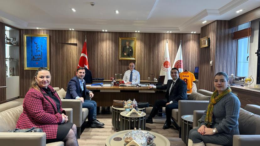 Dünya Gençlik Konseyi ,den  Bakırköy Cumhuriyet Başsavcısı Doç. Dr. Barış Duman’ı hayırlı olsun  ziyareti.