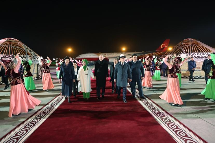 Cumhurbaşkanı Recep Tayyip Erdoğan şu sıralar Kırgızistan’da