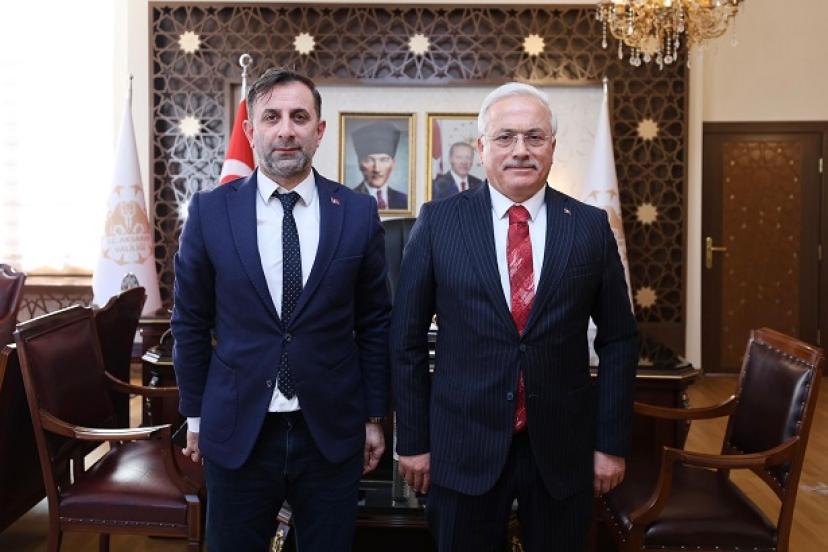 Hüseyin Celep’ten Aksaray Valisi Mehmet Ali Kumbuzoğlu'na  Ziyaret