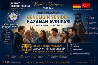 Dünya Gençlik Konseyi “Hayata Dokun – Gençliği Yeniden Kazan” Projesini Almanya’ya Taşıyor