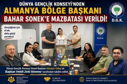 DÜNYA GENÇLİK KONSEYİ’N den AVRUPA’YA GÜÇLÜ TEMSİLCİ : İŞ İNSANI BAHAR SONEK’E ÖNEMLİ GÖREV