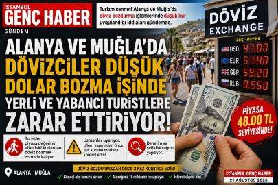 Alanya ve Muğla’da Döviz Kurları Tartışma Yarattı: Turistlerin Mağdur Edildiği İddiası Gündemde