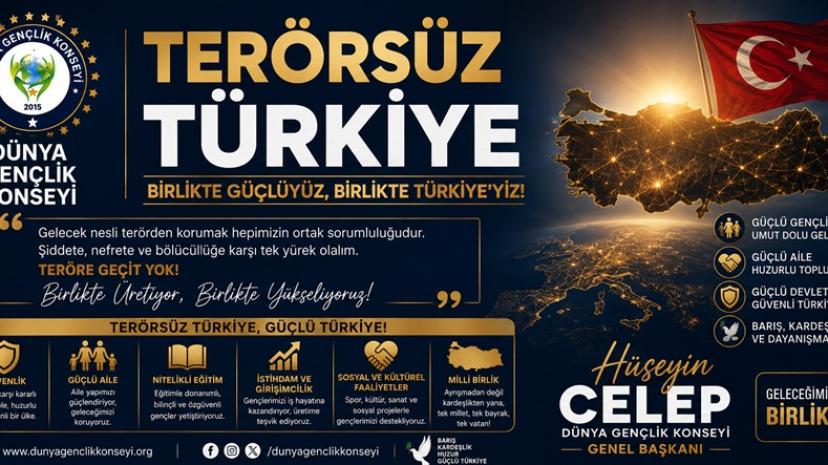 HÜSEYİN CELEP’TEN “TERÖRSÜZ TÜRKİYE” YASASINA DESTEK