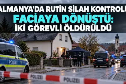 Almanya’da rutin silah kontrolü faciaya dönüştü: İki görevli öldürüldü